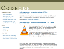 Tablet Screenshot of codeode.com